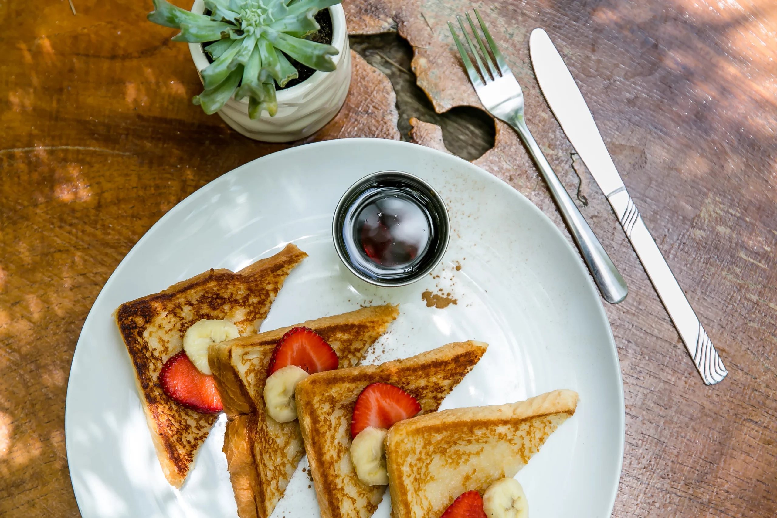 strawberry banana french toast