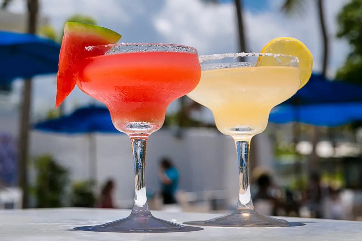 a fruity summer cocktail