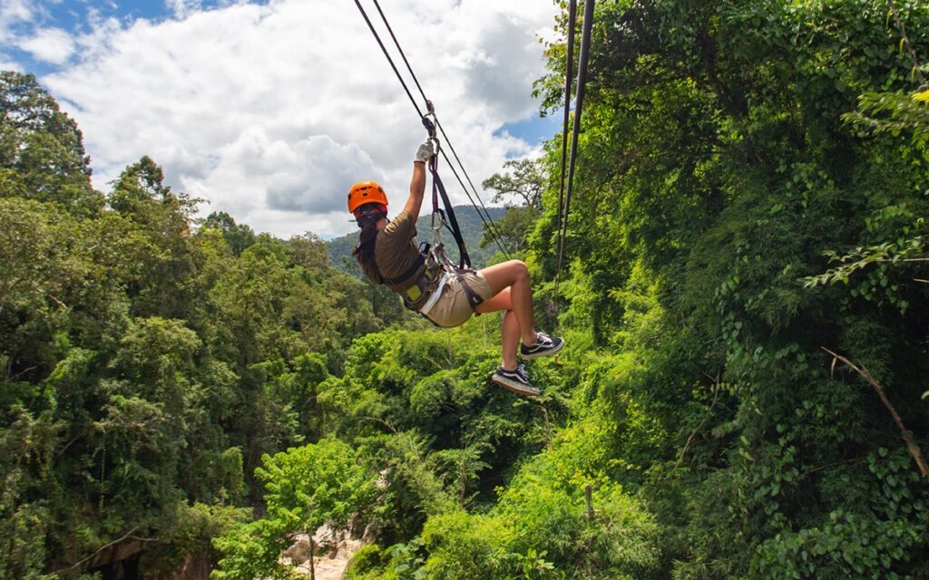 Ziplining in Puerto Rico